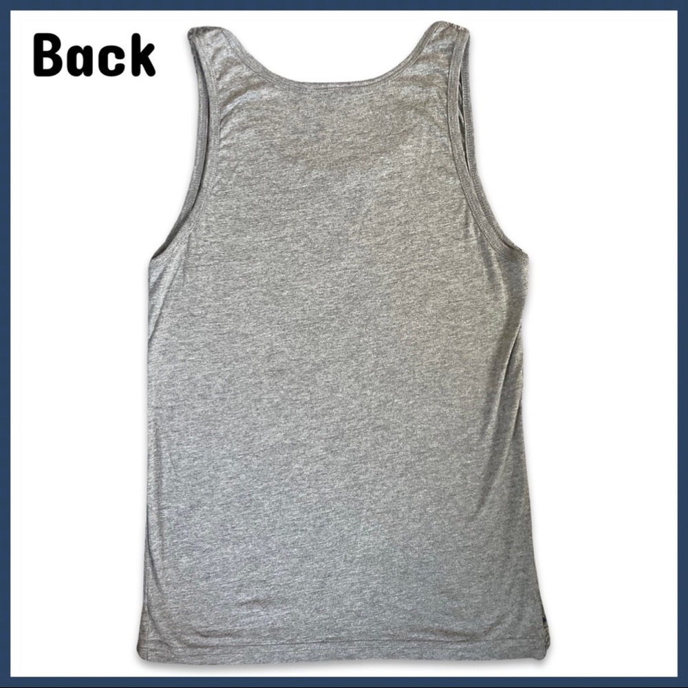 NWT Gray Tri-blend Tank Top - Mountain and Lake Scene - Picture 3 of 8